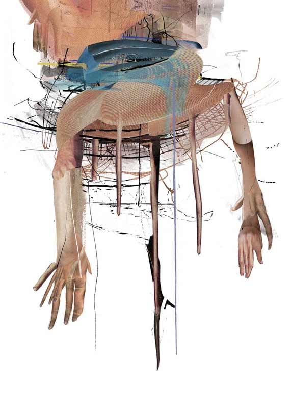 Ableger, 2010, Digitale Collage, 70×50 cm